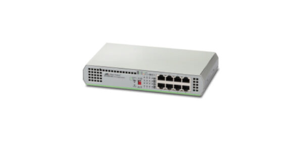 Allied Telesis AT-GS910/8-50 Unmanaged Gigabit Ethernet (10/100/1000) Grijs