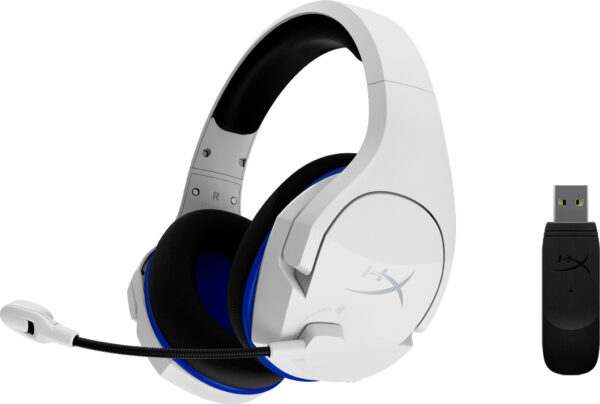 HyperX Cloud Stinger Core - draadloze gamingheadset (wit-blauw) - PS5-PS4 - Afbeelding 8