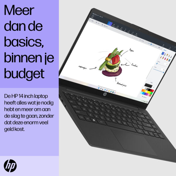 HP 14-ep0035nd Intel® Core™ i5 i5-1235U Laptop 35,6 cm (14") Full HD 8 GB DDR4-SDRAM 512 GB SSD Wi-Fi 6E (802.11ax) Windows 11 H - Afbeelding 29