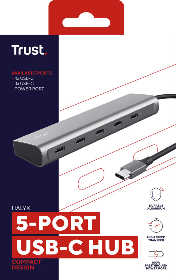 Trust Halyx USB 3.2 Gen 1 (3.1 Gen 1) Type-C Zilver - Afbeelding 8