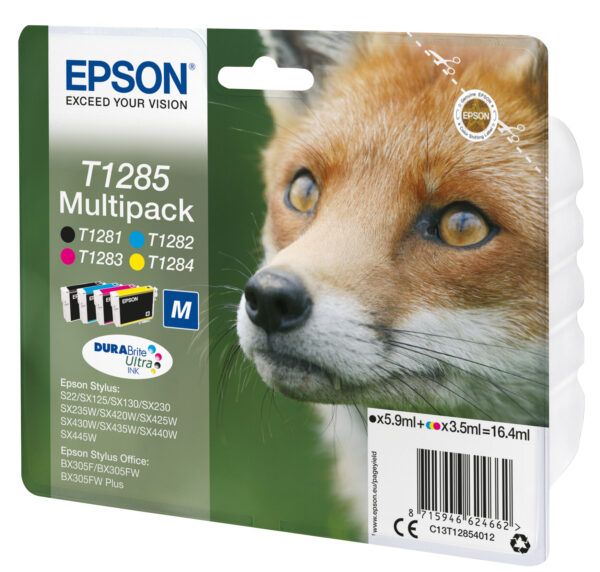 Epson Fox Multipack 4-kleur T1285 DURABrite Ultra Ink - Afbeelding 2