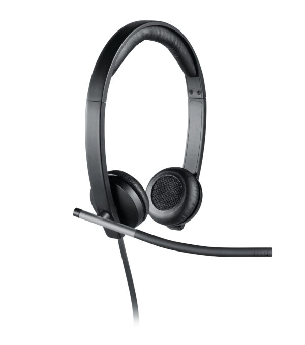 Logitech H650e Headset Bedraad Hoofdband Kantoor/callcenter USB Type-A Zwart, Zilver - Afbeelding 5