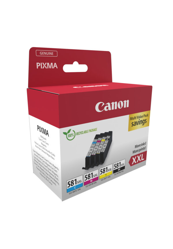 Canon 1998C007 inktcartridge 4 stuk(s) Origineel Zwart, Cyaan, Magenta, Geel - Afbeelding 2