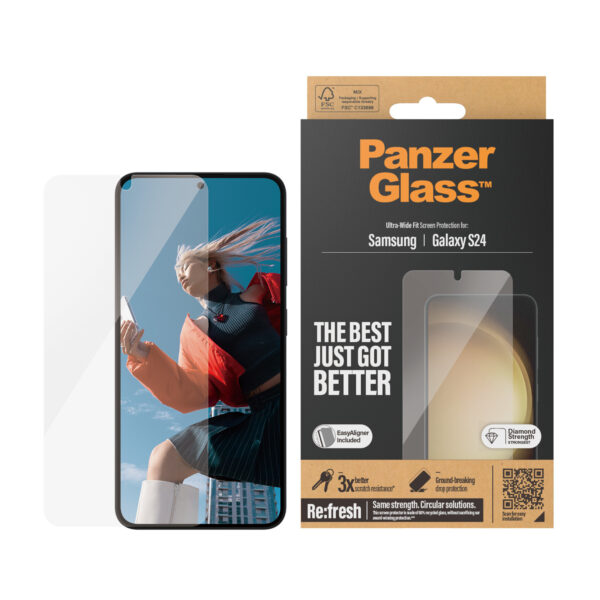 PanzerGlass Ultra Wide Fit Doorzichtige schermbeschermer Samsung 1 stuk(s) - Afbeelding 2