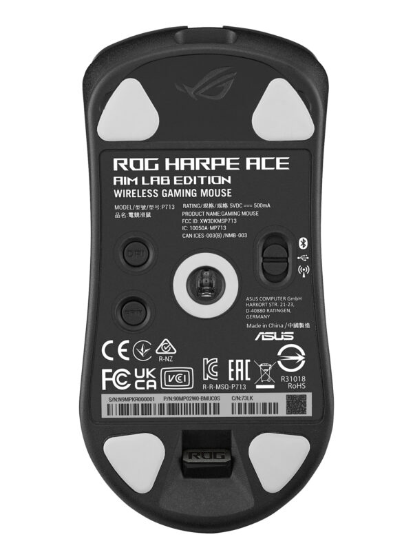 ASUS ROG Harpe Ace Aim Lab Edition muis Gamen Ambidextrous RF Wireless + Bluetooth + USB Type-A Optisch 36000 DPI - Afbeelding 2