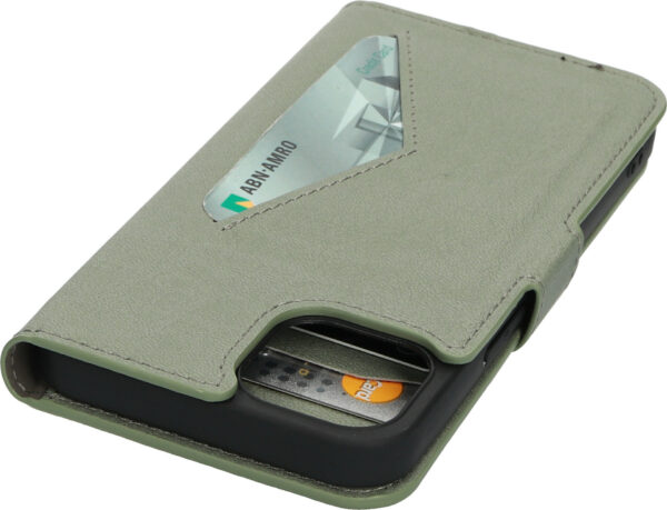 Mobiparts Classic Wallet Case Apple iPhone 13 Stone Green - Afbeelding 8