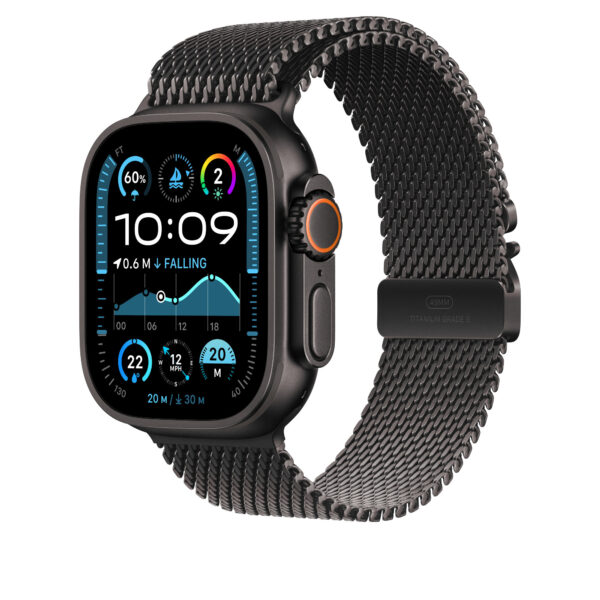 Apple MXKH3ZM/A slimme draagbare accessoire Band Zwart Titanium - Afbeelding 2