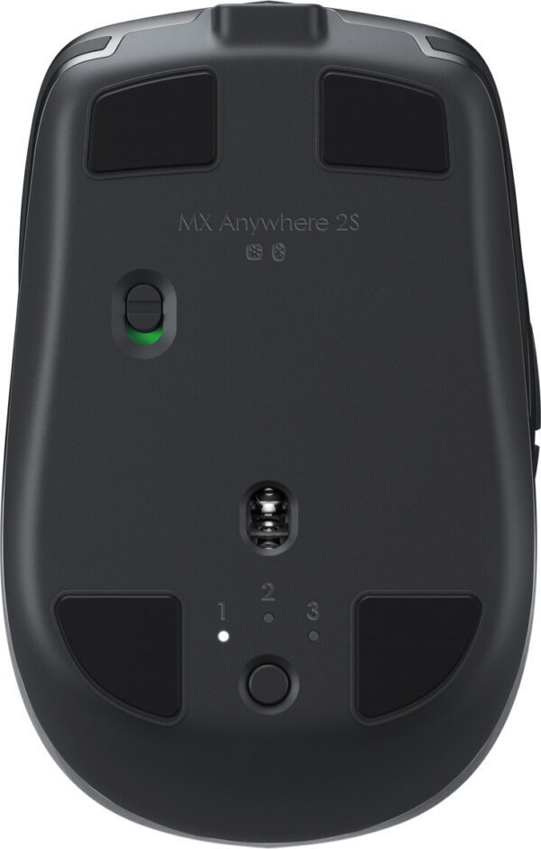 Logitech MX Anywhere 2s muis Kantoor Rechtshandig RF-draadloos + Bluetooth Laser 4000 DPI - Afbeelding 5