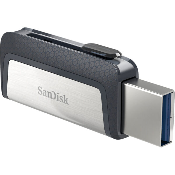 SanDisk Ultra Dual Drive USB Type-C USB flash drive 32 GB USB Type-A / USB Type-C 3.2 Gen 1 (3.1 Gen 1) Zwart, Zilver - Afbeelding 3