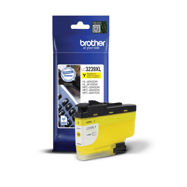 Brother LC-3239XLY inktcartridge 1 stuk(s) Origineel Hoog (XL) rendement Geel - Afbeelding 3