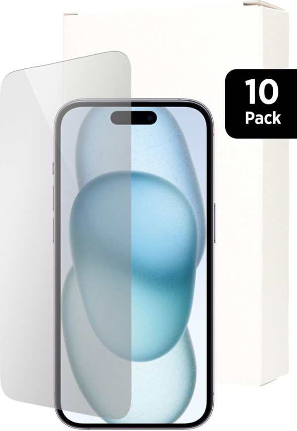 Mobiparts Regular Tempered Glass Apple iPhone 15 - 10 Pack