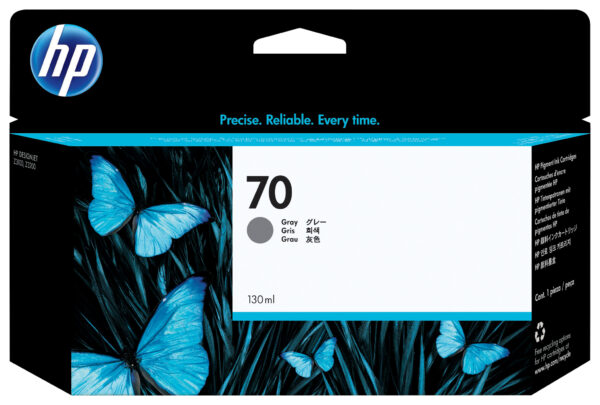 HP 70 grijze inktcartridge, 130 ml