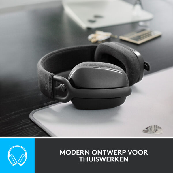 Logitech Zone Vibe 100 Headset Draadloos Hoofdband Oproepen/muziek Bluetooth Grafiet - Afbeelding 9