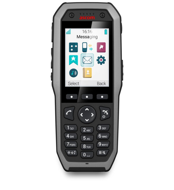 Ascom D83 Messenger DECT-telefoon Nummerherkenning Zwart