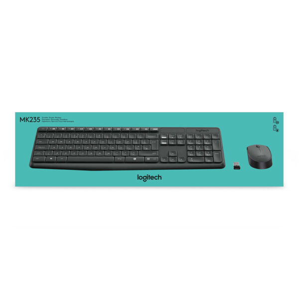 Logitech MK235 Wireless Keyboard and Mouse Combo Normaal formaat. Duurzaam. Eenvoudig. - Afbeelding 33