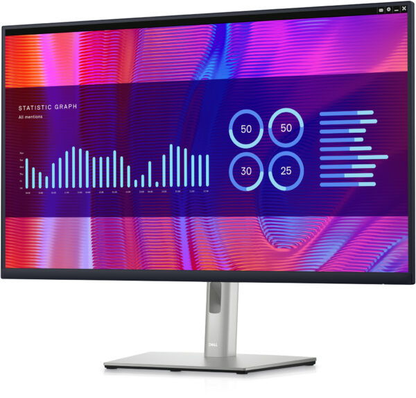 DELL P Series P3223DE LED display 80 cm (31.5") 2560 x 1440 Pixels Quad HD LCD Zwart - Afbeelding 3