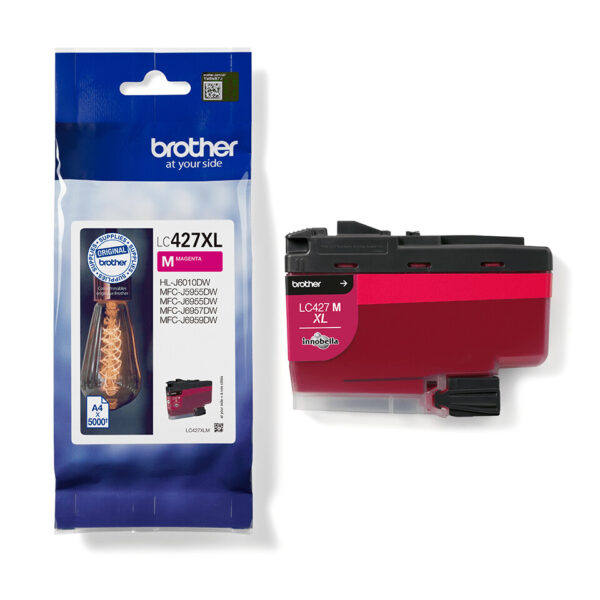 Brother LC-427XLM inktcartridge 1 stuk(s) Origineel Hoog (XL) rendement Magenta - Afbeelding 2