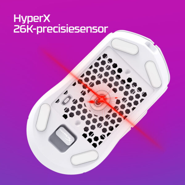 HyperX Pulsefire Haste 2 - draadloze gamingmuis (wit) - Afbeelding 10