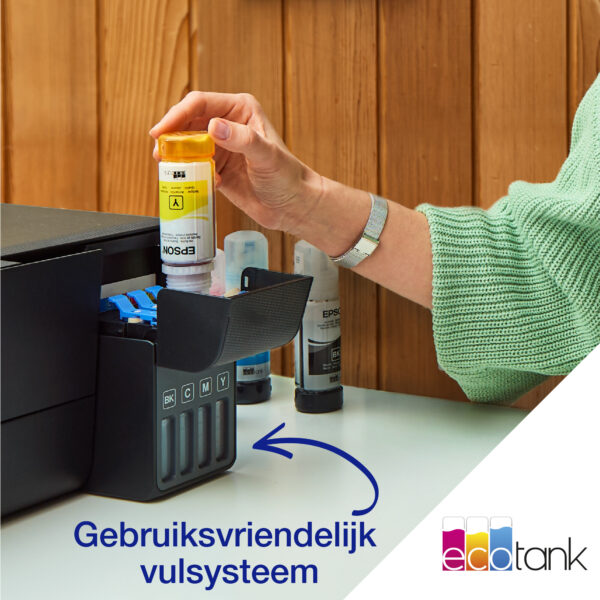 Epson EcoTank ET-2860 A4 multifunctionele Wi-Fi-printer met inkttank, inclusief tot 3 jaar inkt - Afbeelding 6