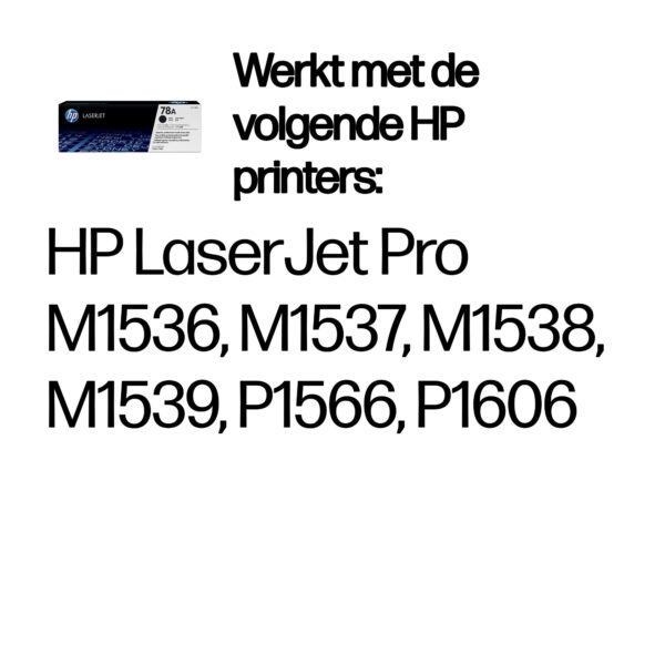 HP 78A originele zwarte LaserJet tonercartridge - Afbeelding 9