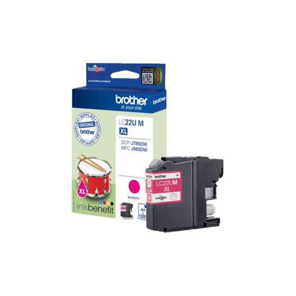 Brother LC-22UM inktcartridge Origineel Hoog (XL) rendement Magenta - Afbeelding 3