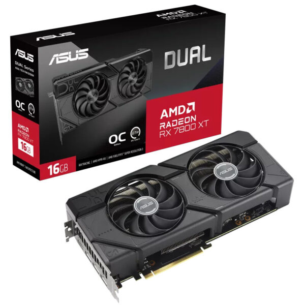 ASUS Dual -RX7800XT-O16G AMD Radeon RX 7800 XT 16 GB GDDR6 - Afbeelding 13