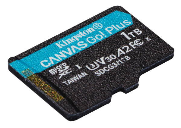 Kingston Technology 1TB microSDXC Canvas Go Plus 170R A2 U3 V30 kaart + ADP - Afbeelding 4