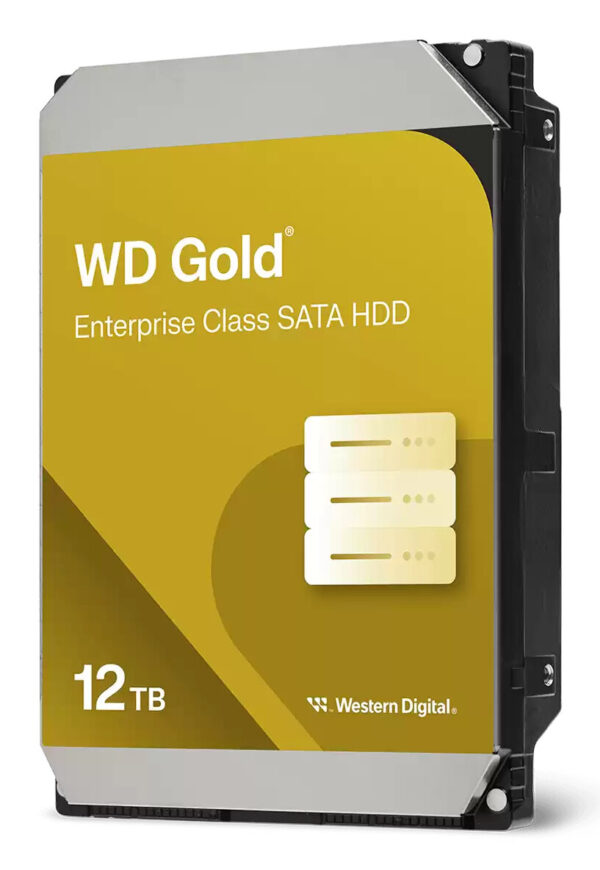 Western Digital Gold WD122KRYZ interne harde schijf 12 TB 7200 RPM 512 MB 3.5" SATA III