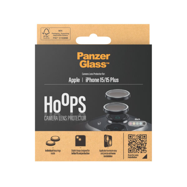 PanzerGlass Lens Protector Rings HOOP Doorzichtige schermbeschermer Apple 1 stuk(s) - Afbeelding 3