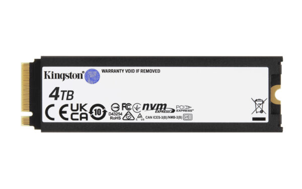 Kingston Technology 4000G RENEGADE PCIe 4.0 NVMe SSD MET HEATSINK - Afbeelding 2