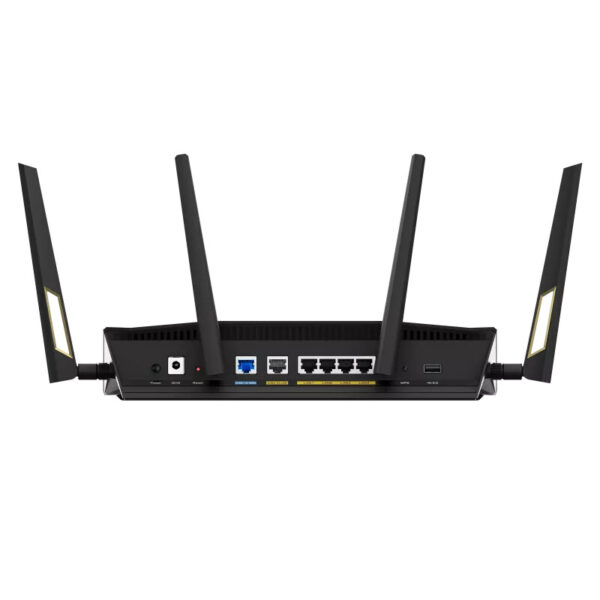 ASUS RT-AX88U Pro draadloze router Gigabit Ethernet Dual-band (2.4 GHz / 5 GHz) Zwart - Afbeelding 3