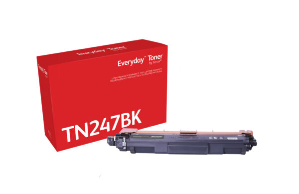 Everyday Zwart Toner compatibel met Brother TN247BK, High capacity