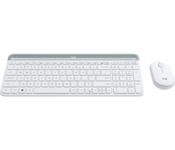 Logitech MK470 toetsenbord Inclusief muis Kantoor RF Draadloos AZERTY Frans Wit - Afbeelding 2