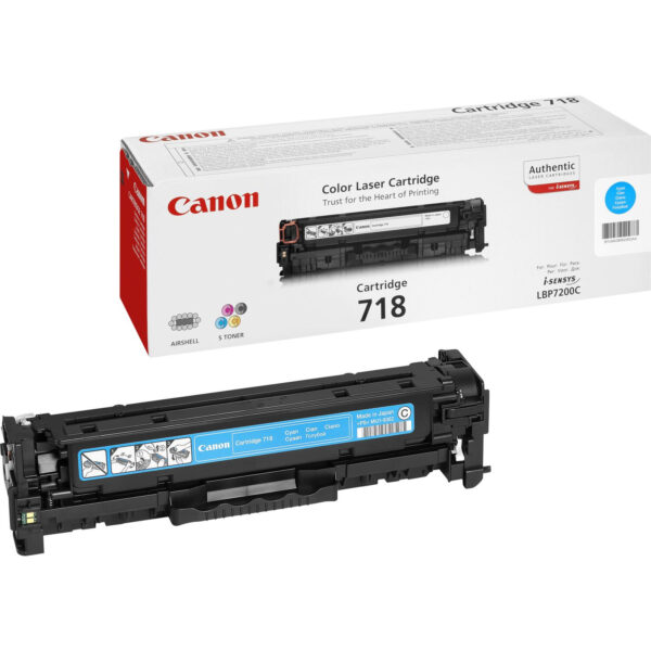 Canon CRG-718 C tonercartridge 1 stuk(s) Origineel Cyaan