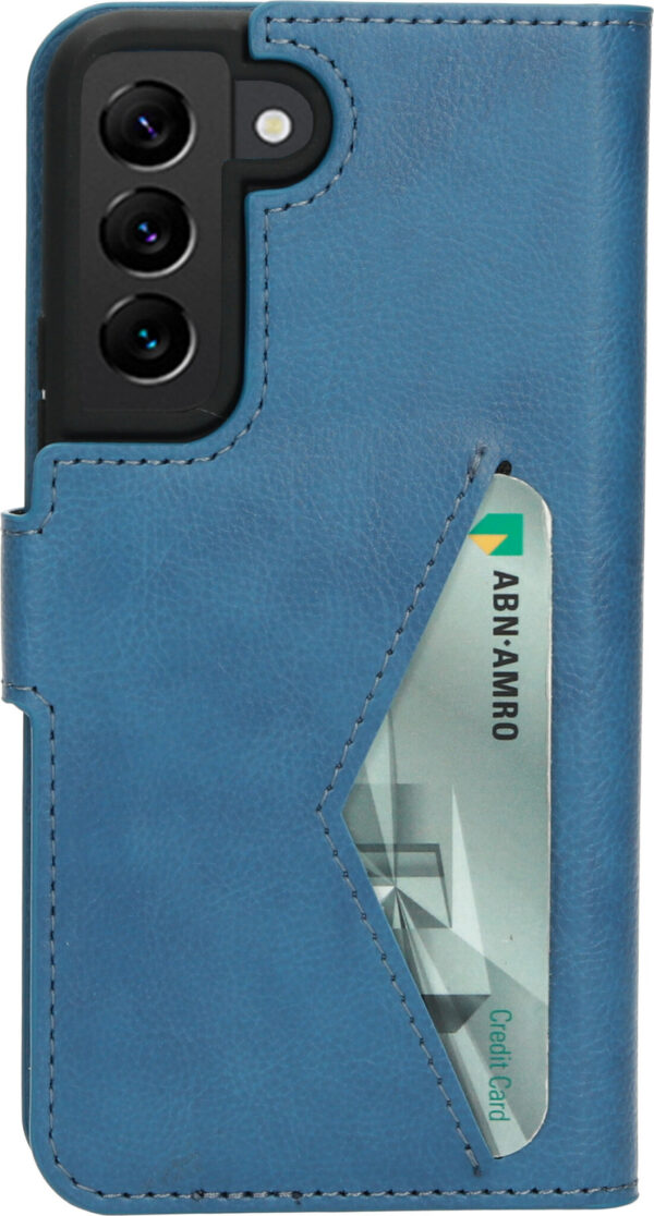 Mobiparts Classic Wallet Case Samsung Galaxy S22 Steel Blue - Afbeelding 3