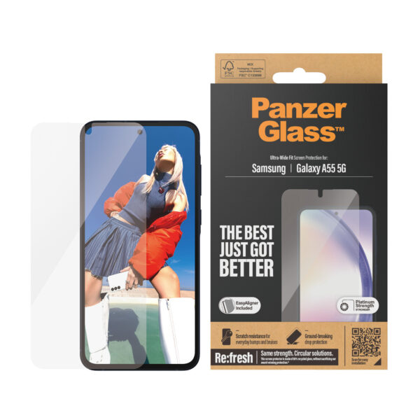 PanzerGlass Re Fresh Samsung New A54 5G UWF Doorzichtige schermbeschermer 1 stuk(s) - Afbeelding 2