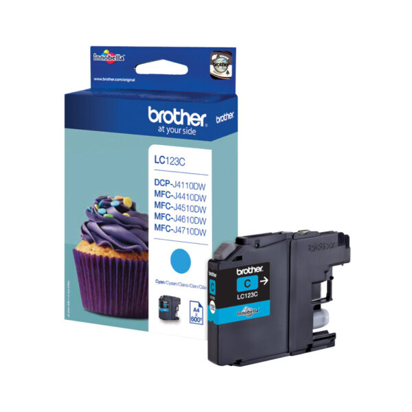 Brother LC-123C inktcartridge 1 stuk(s) Origineel Cyaan