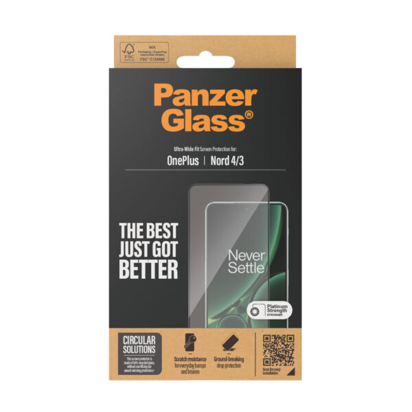 PanzerGlass PG OnePlus Nord 4 Doorzichtige schermbeschermer 1 stuk(s) - Afbeelding 3