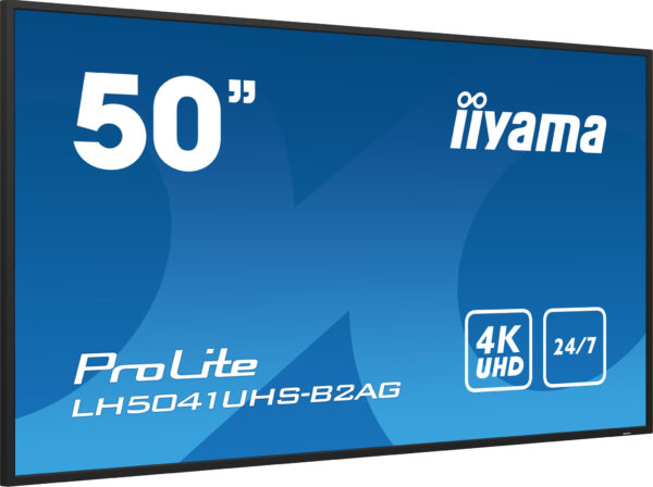 iiyama LH5041UHS-B2AG beeldkrant Digitale signage flatscreen 127 cm (50") LCD 500 cd/m² 4K Ultra HD Zwart 24/7 - Afbeelding 3