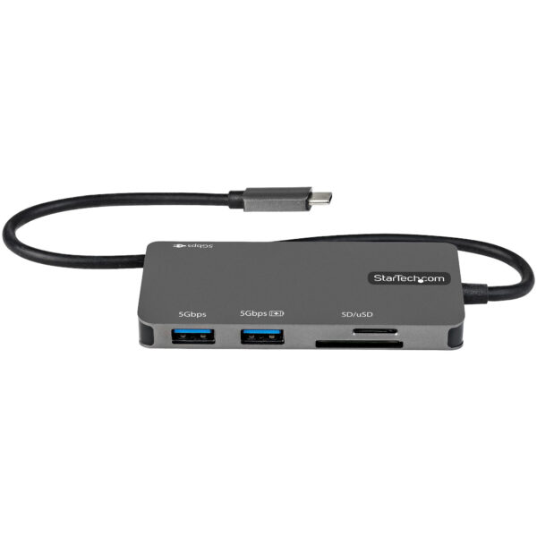 StarTech.com USB C Multiport Adapter - USB-C naar 4K HDMI, 100W Power Delivery Pass-through, SD/MicroSD Slot, 3-Port USB 3.0 Hub - Afbeelding 3