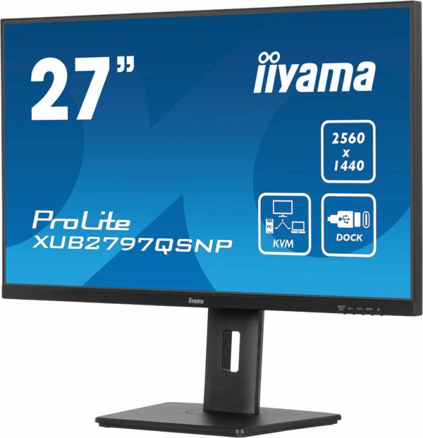 iiyama ProLite XUB2797QSNP-B1 computer monitor 68,6 cm (27") 2560 x 1440 Pixels Wide Quad HD LED Zwart - Afbeelding 5