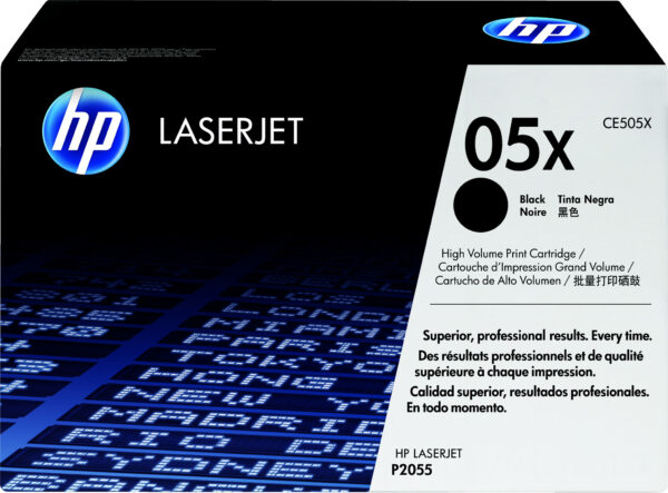 HP 05X originele high-capacity zwarte LaserJet tonercartridge