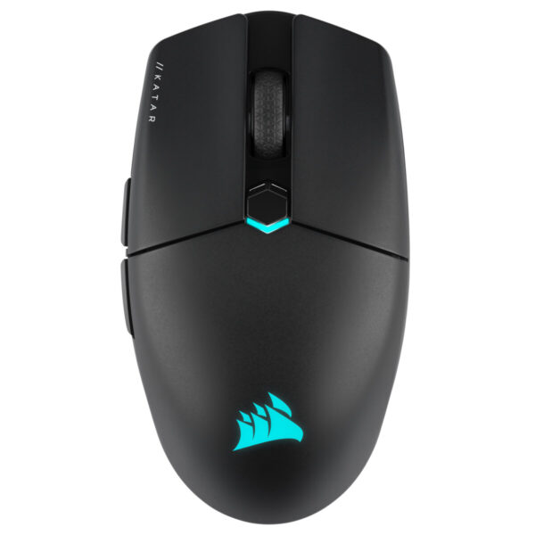 Corsair KATAR ELITE Wireless muis Gamen Rechtshandig RF Wireless + Bluetooth + USB Type-A Optisch 26000 DPI