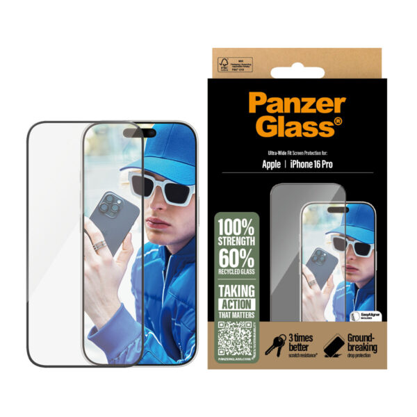 PanzerGlass PG Scrn iPhone 16 6.3Inch Pro UWF - Afbeelding 2