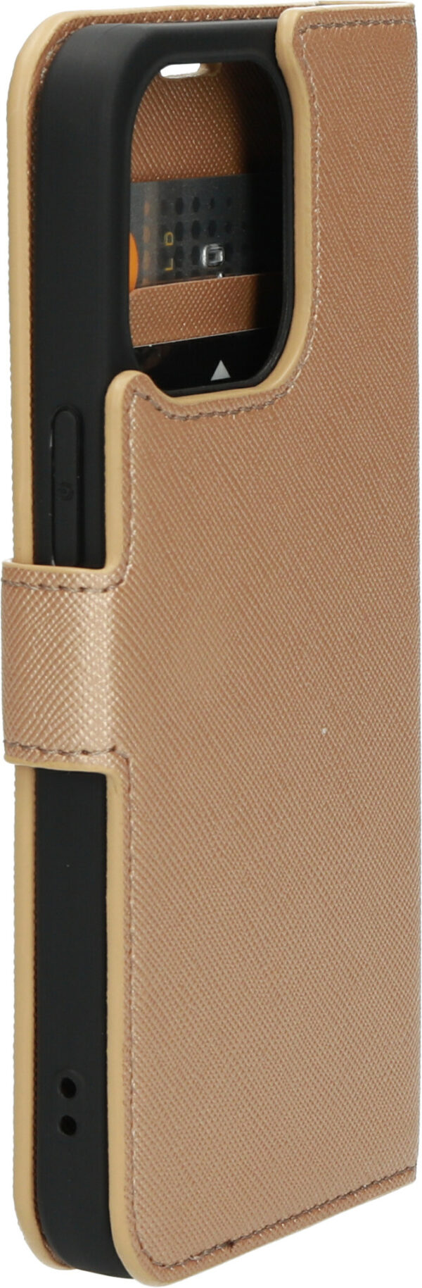 Mobiparts Saffiano Wallet Case Apple iPhone 13 Pro Copper - Afbeelding 5