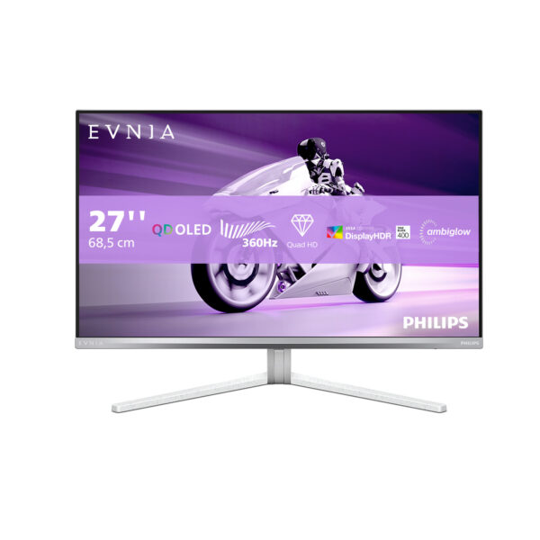 Philips Evnia 8000 27M2N8500/00 computer monitor 67,3 cm (26.5") 2560 x 1440 Pixels Quad HD QD-OLED Wit - Afbeelding 10