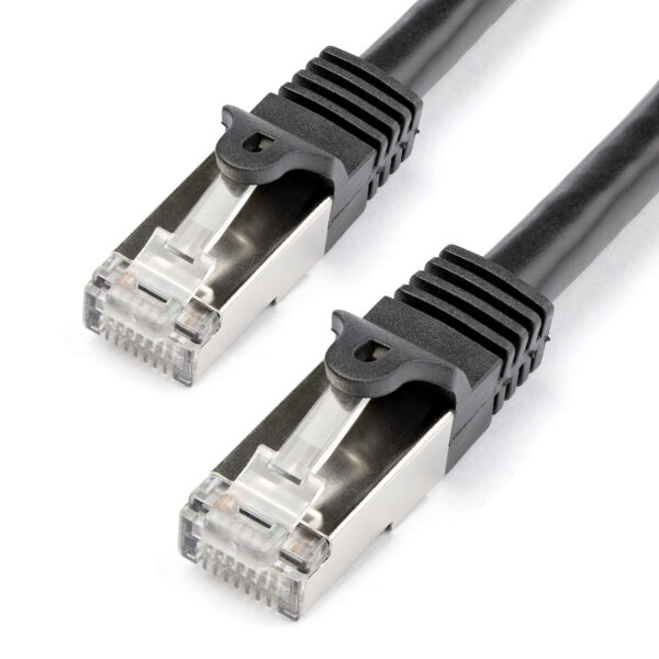 StarTech.com N6SPAT1MBK netwerkkabel Zwart 1 m Cat6 SF/UTP (S-FTP)