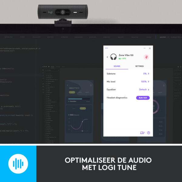 Logitech Zone Vibe 100 Headset Draadloos Hoofdband Oproepen/muziek Bluetooth Grafiet - Afbeelding 15