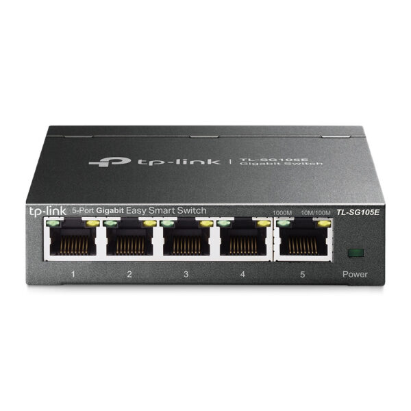 TP-Link TL-SG105E netwerk-switch Managed L2 Gigabit Ethernet (10/100/1000) Zwart