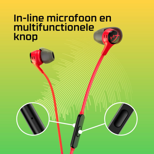 HyperX Cloud Earbuds II rood - Afbeelding 7